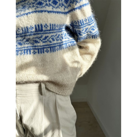 Le Knit Porcelain Yoke Sweater Wollpaket