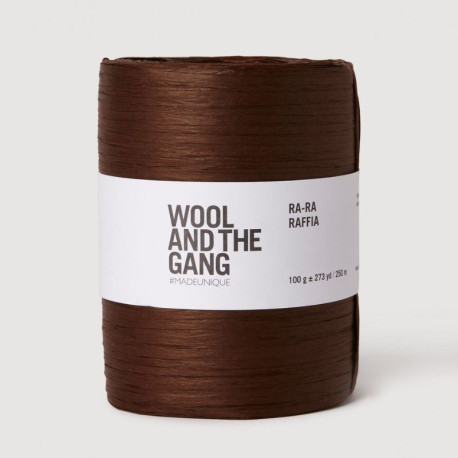 Wool and the Gang - Ra-Ra Raffia Espresso Brown