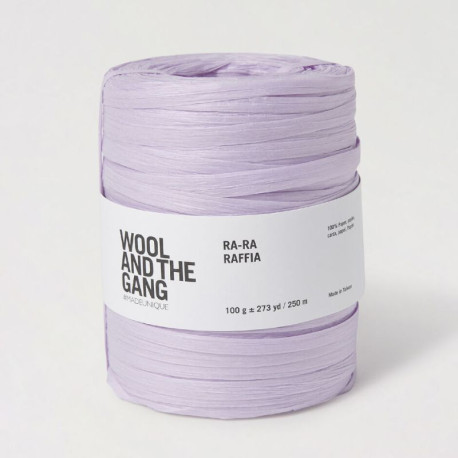 Wool and the Gang Ra-Ra Raffia Lilac Powder