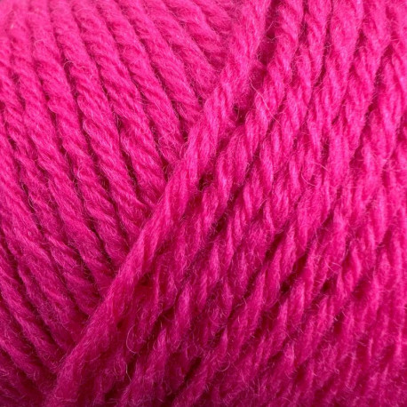 Knitting for Olive Heavy Merino Pink Daisies Detail