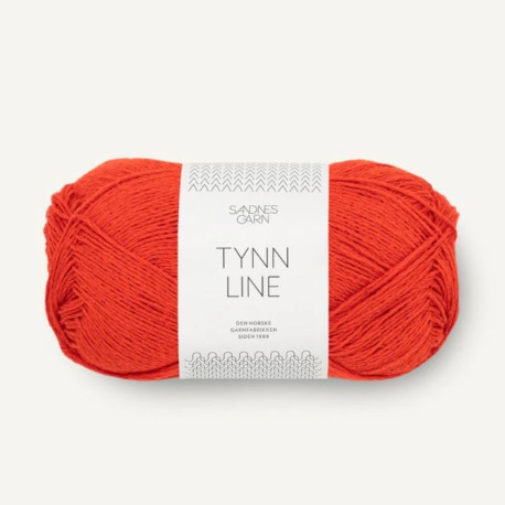 Sandnes Tynn Line Spicy Orange 3819 Preorder