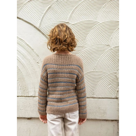 Sandnes 2405 3 Sebbe Sweater Junior Strickset