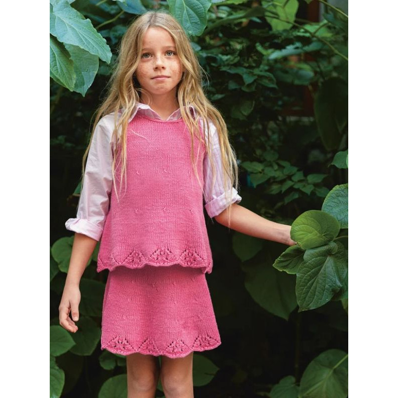 Sandnes 2405 6 Auguste Singlet Junior Strickset