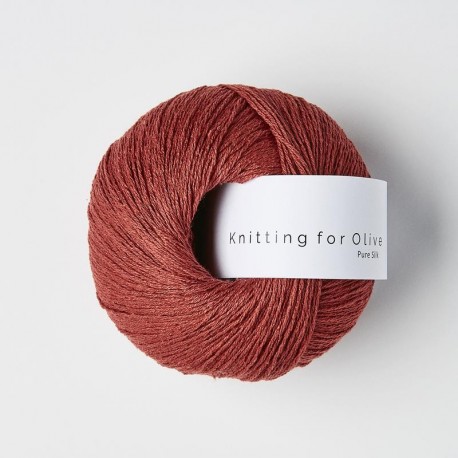 Knitting for Olive Pure Silk Gooseberry Red