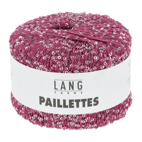 Lang Yarns Paillettes - Fuchsia / Pink 0066