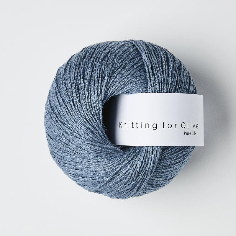 Knitting for Olive Pure Silk Dove Blue