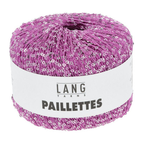 Lang Yarns Paillettes - Pink / Pink 0085