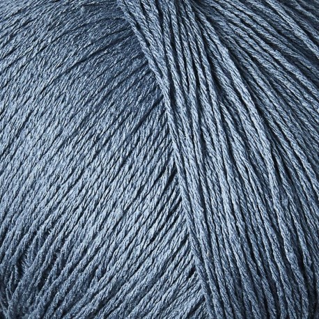 Knitting for Olive Pure Silk Dove Blue Detail