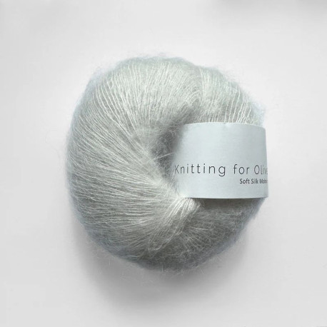 Knitting for Olive Soft Silk Mohair Limestone