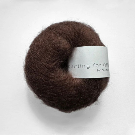 Knitting for Olive Soft Silk Mohair Chocolate