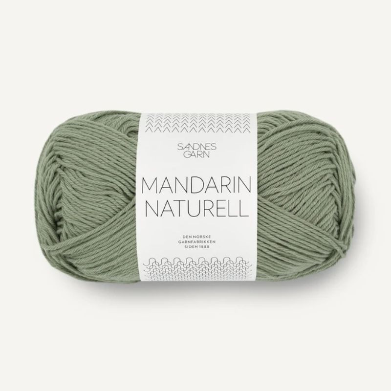 Sandnes Mandarin Naturell Stovet Lys Gronn 9041