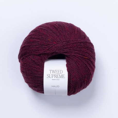 Majo Tweed Supreme Burgundy