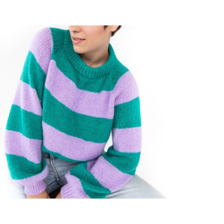 Kaos Yarn Kiss Sweater Englisch Strickset