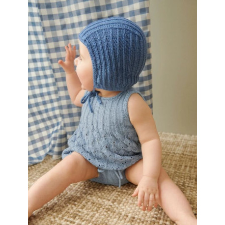 Sandnes 2407 5a Lilja Singlet Baby Strickset