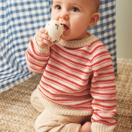 Sandnes 2407 6a Colin Sweater Baby Strickset