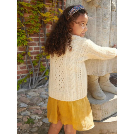 Sandnes 2408 4 Cornelia Cardigan Junior Strickset