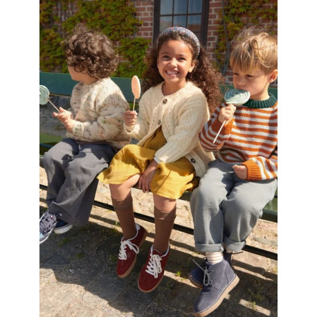 Sandnes 2408 4 Cornelia Cardigan Junior Strickset