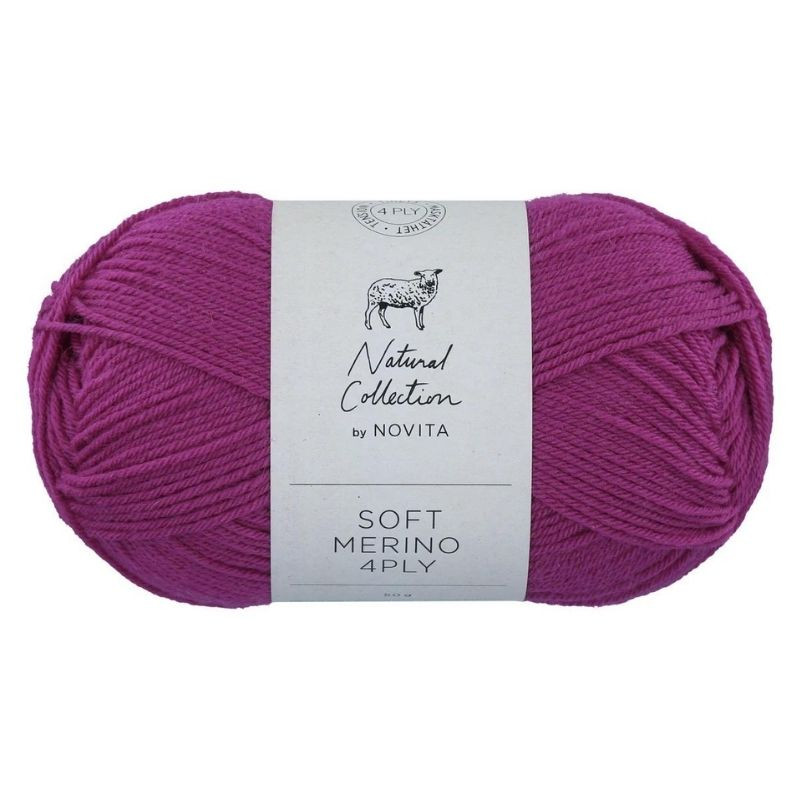 Novita Soft Merino 4 Ply Carnation 780 Preorder