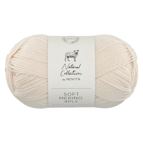 Novita Soft Merino 4 Ply Semolina Porridge 006 Preorder