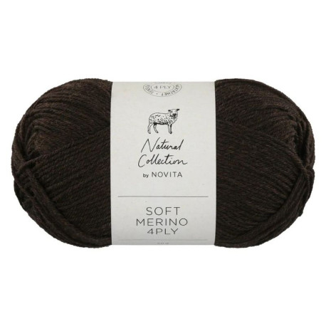 Novita Soft Merino 4 Ply False Morel 064 Preorder