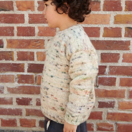 Sandnes 2408 8  Dave Sweater Junior Strickset