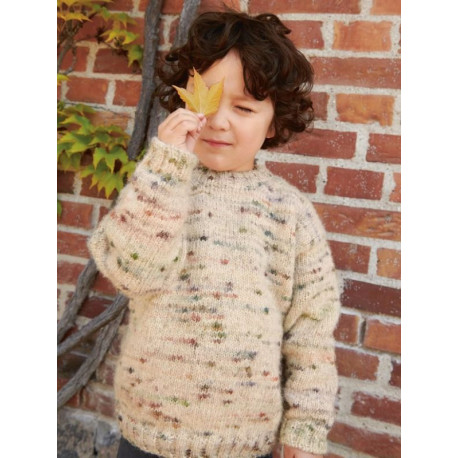 Sandnes 2408 8  Dave Sweater Junior Strickset