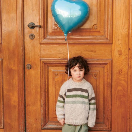Sandnes 2408 9 Adam Sweater Junior Strickset