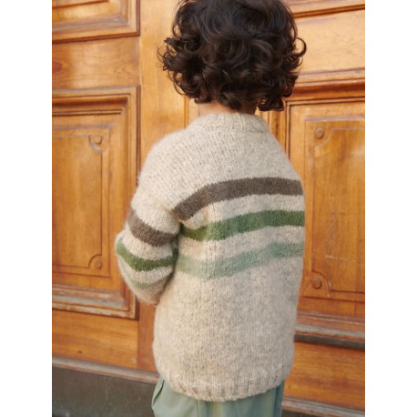 Sandnes 2408 9 Adam Sweater Junior Strickset