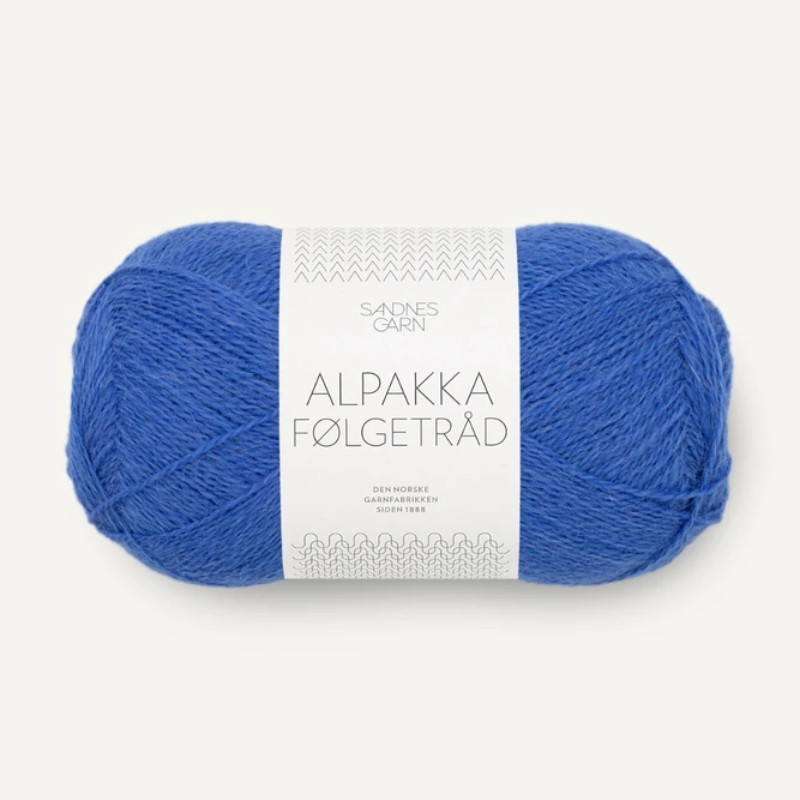 Sandnes Alpakka Folgetrad Dazzling Blue 5845