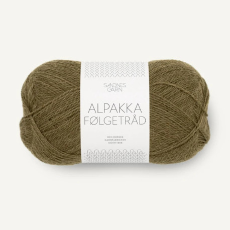 Sandnes Alpakka Folgetrad Dark Olive 9873