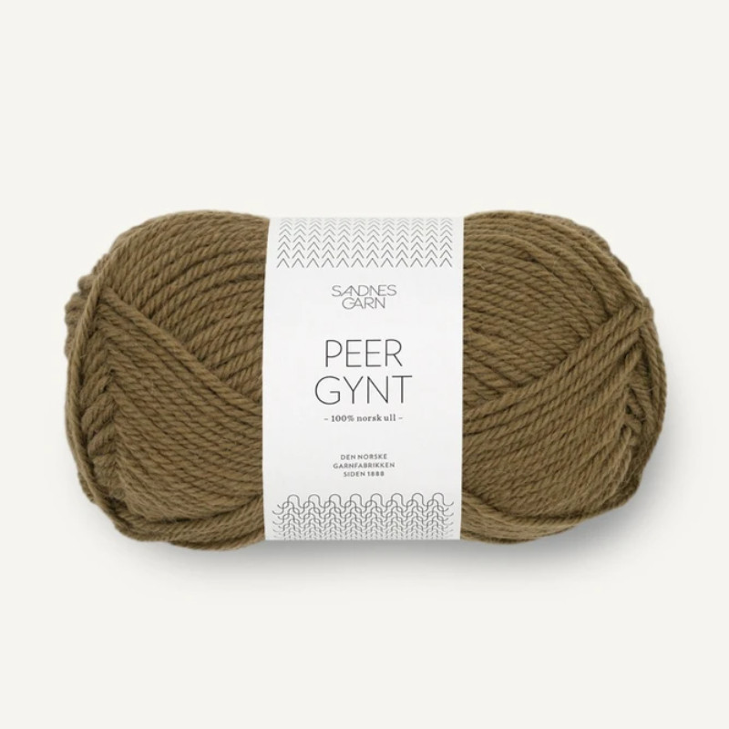 Sandnes Peer Gynt Dark Olive 9873