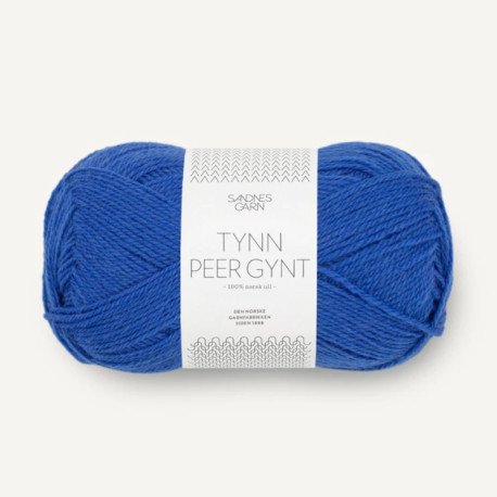 Sandnes Tynn Peer Gynt Dazzling Blue 5845