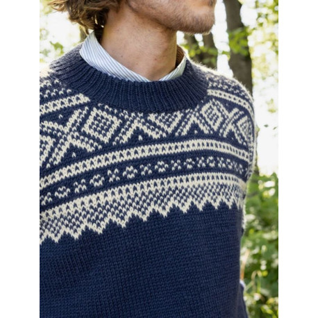 Sandnes 2410 3 Marius Herrenpullover Strickset