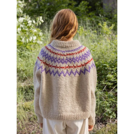 Sandnes 2410 7 - Polar Light Damenpullover Strickset