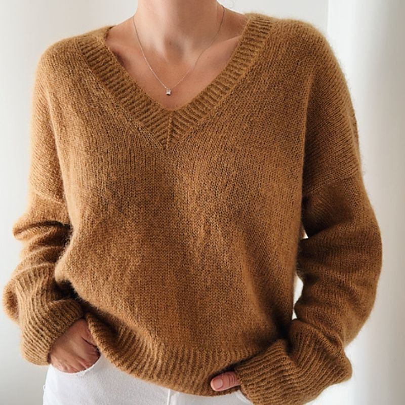 Caidree Tenane Sweater V Neck Wollpaket