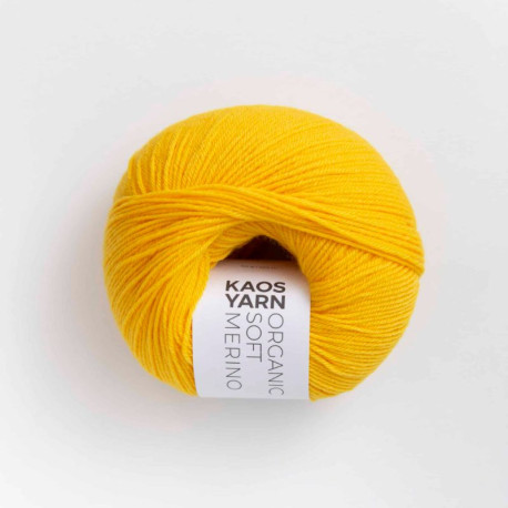 Kaos Yarn Organic Soft Merino Sunny 1017