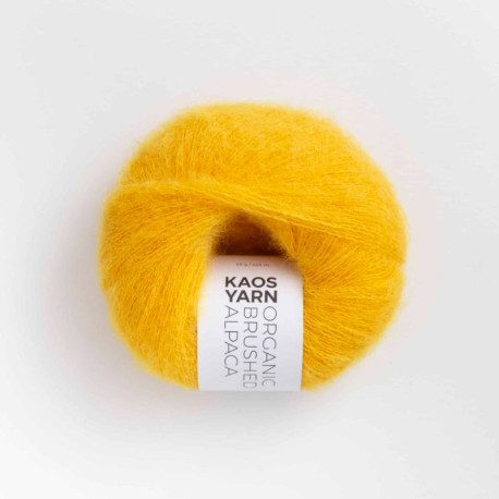 Kaos Yarn Organic Brushed Alpaca Sunny 2017 Detail