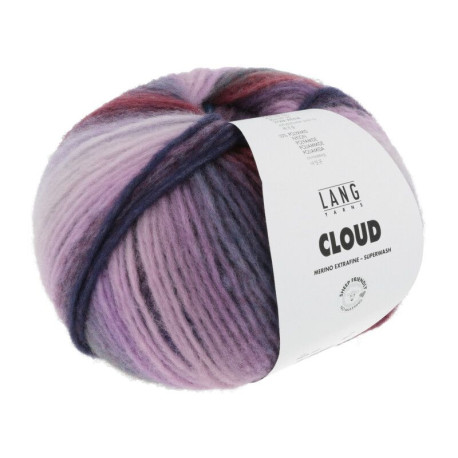 Lang Yarns Cloud Flieder/Petrol/Pink 0018 Preorder