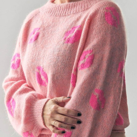 Kaos Yarn  Kiss Sweater Light Englisch Strickset