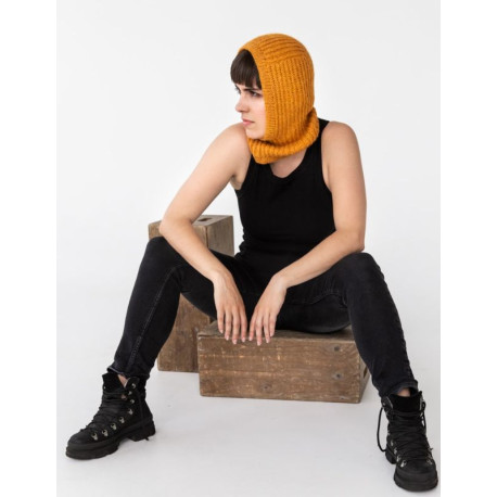 Kaos Yarn Kudos Hood Englisch Strickset