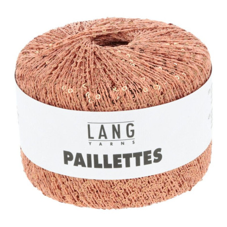 Lang Yarns Paillettes - Zartorange 0059 Preorder