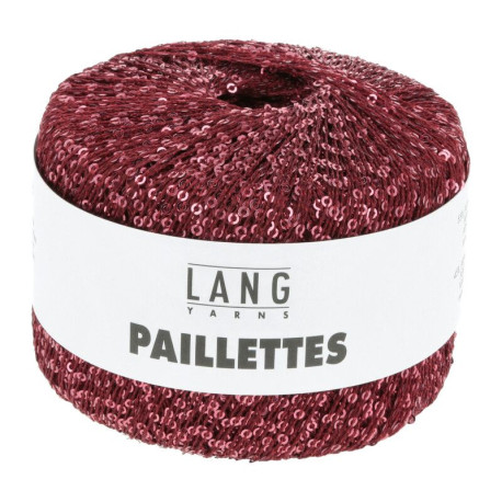 Lang Yarns Paillettes Weinrot 0062 Preorder