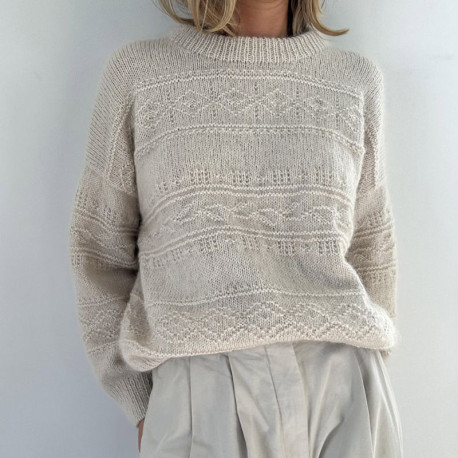 Le Knit Porcelain Damask Sweater Wollpaket