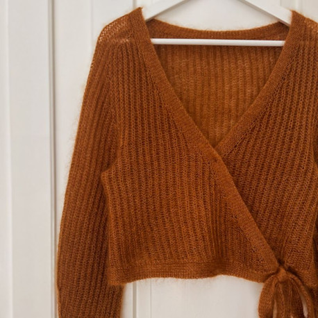 Rust Knitwear Brioche Bliss Wrap