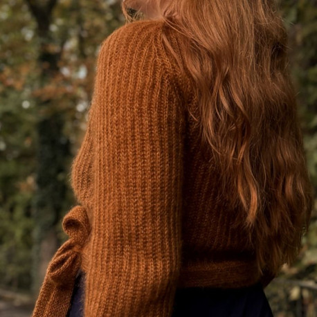 Rust Knitwear Brioche Bliss Wrap