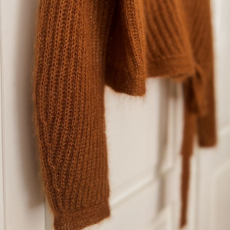 Rust Knitwear Brioche Bliss Wrap