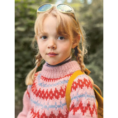 Sandnes 2411 2 Polar-Light Kinderpullover Strickset