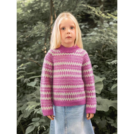 Sandnes 2411 4 Kleiva Kinderpullover Strickset