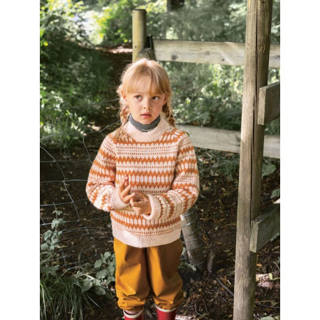 Sandnes 2411 4 Kleiva Kinderpullover Strickset