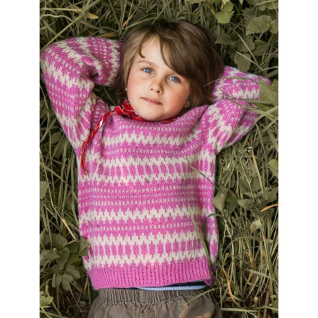 Sandnes 2411 4 Kleiva Kinderpullover Strickset